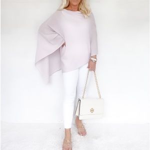 J. Crew Cashmere Poncho - Lavender - One Size